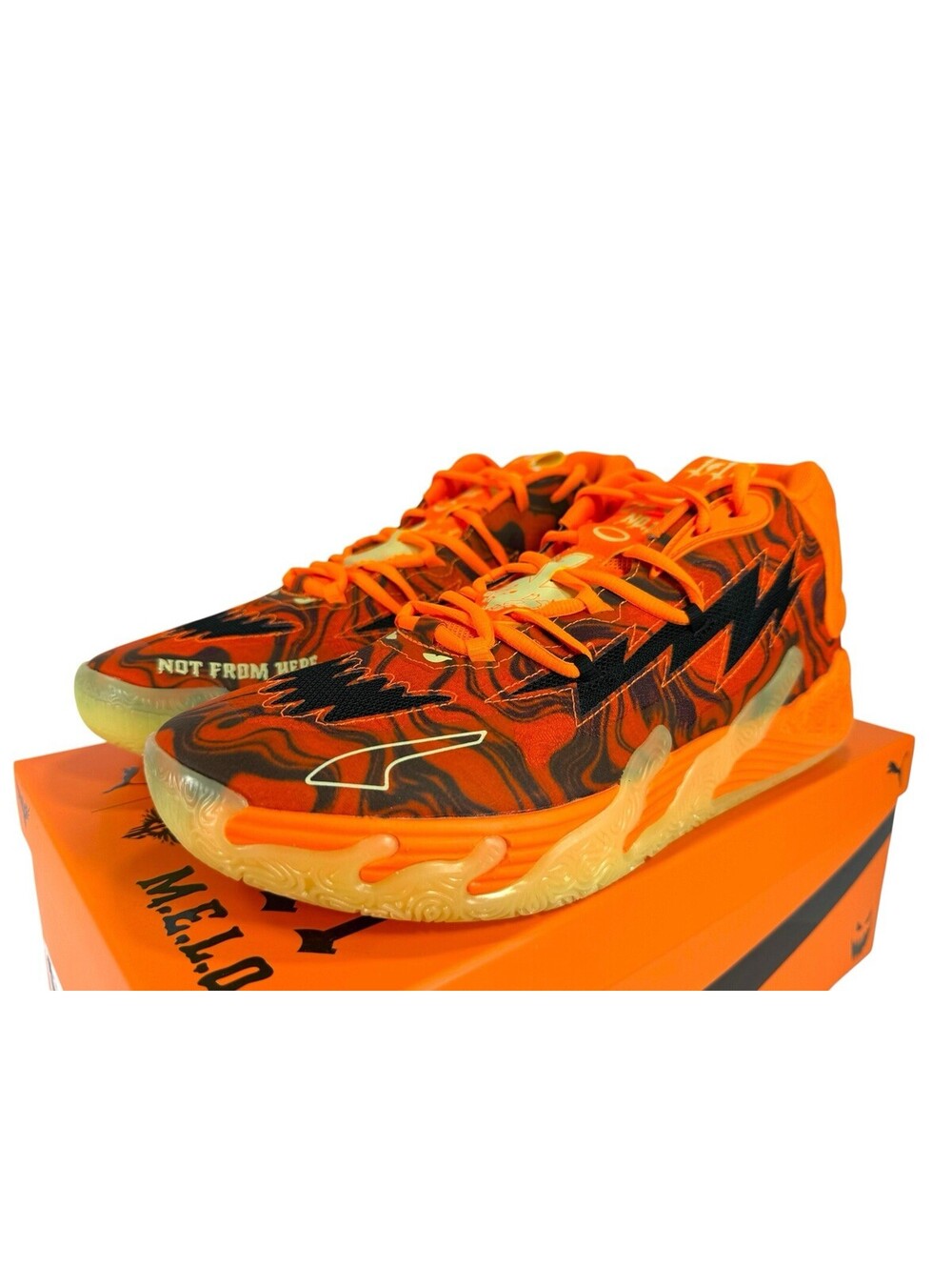 PUMA LaMelo Ball MB.03 HALLOWEEN Glow in the Dark Basketball Shoes Men's 13 - Picture 7 of 9